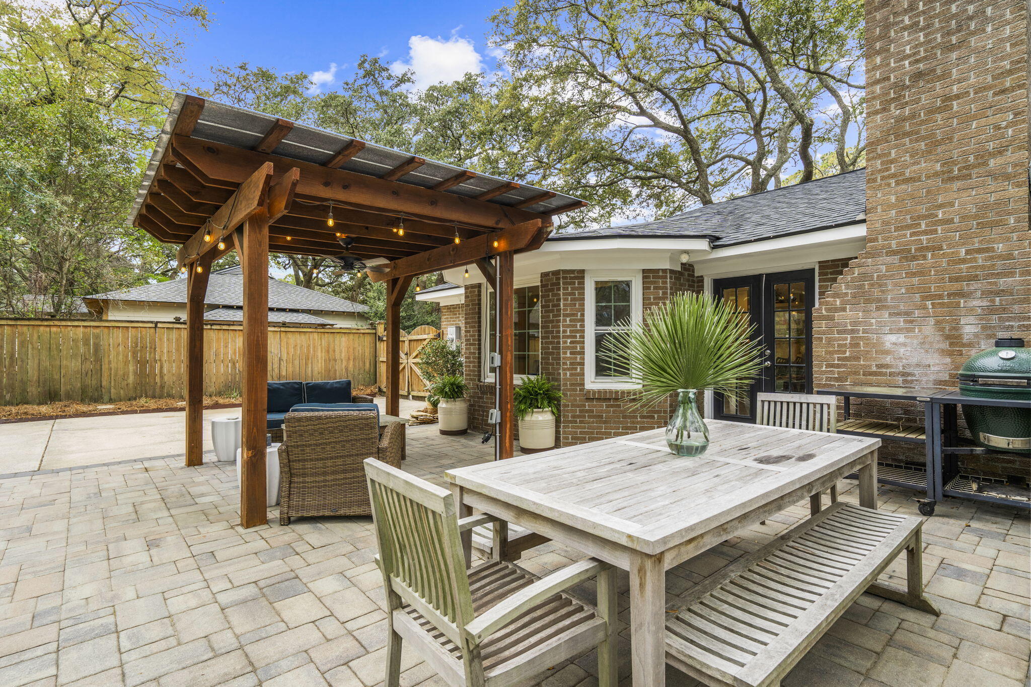 826 O'Sullivan Drive Mount Pleasant, SC 29464 - Photo 44 of 52 Outdoor Pergola and Entertaining Area