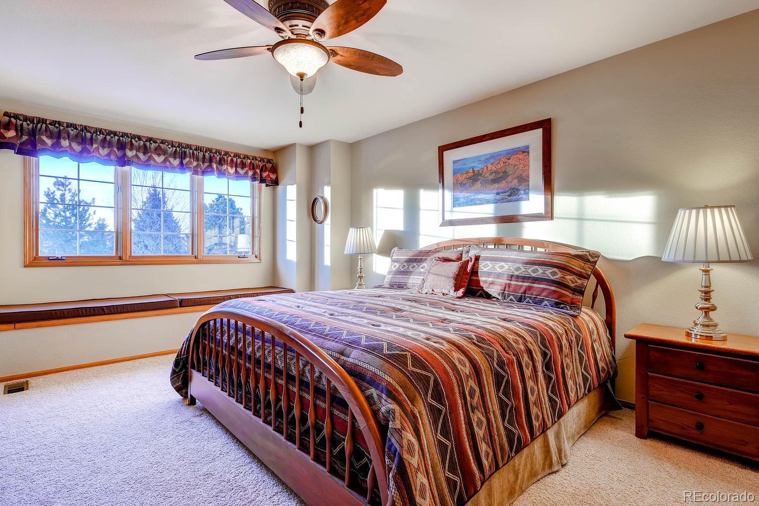 9470 Kemper Drive Lone Tree, CO 80124 - Photo 19 of 35 a bedroom with a bed and window