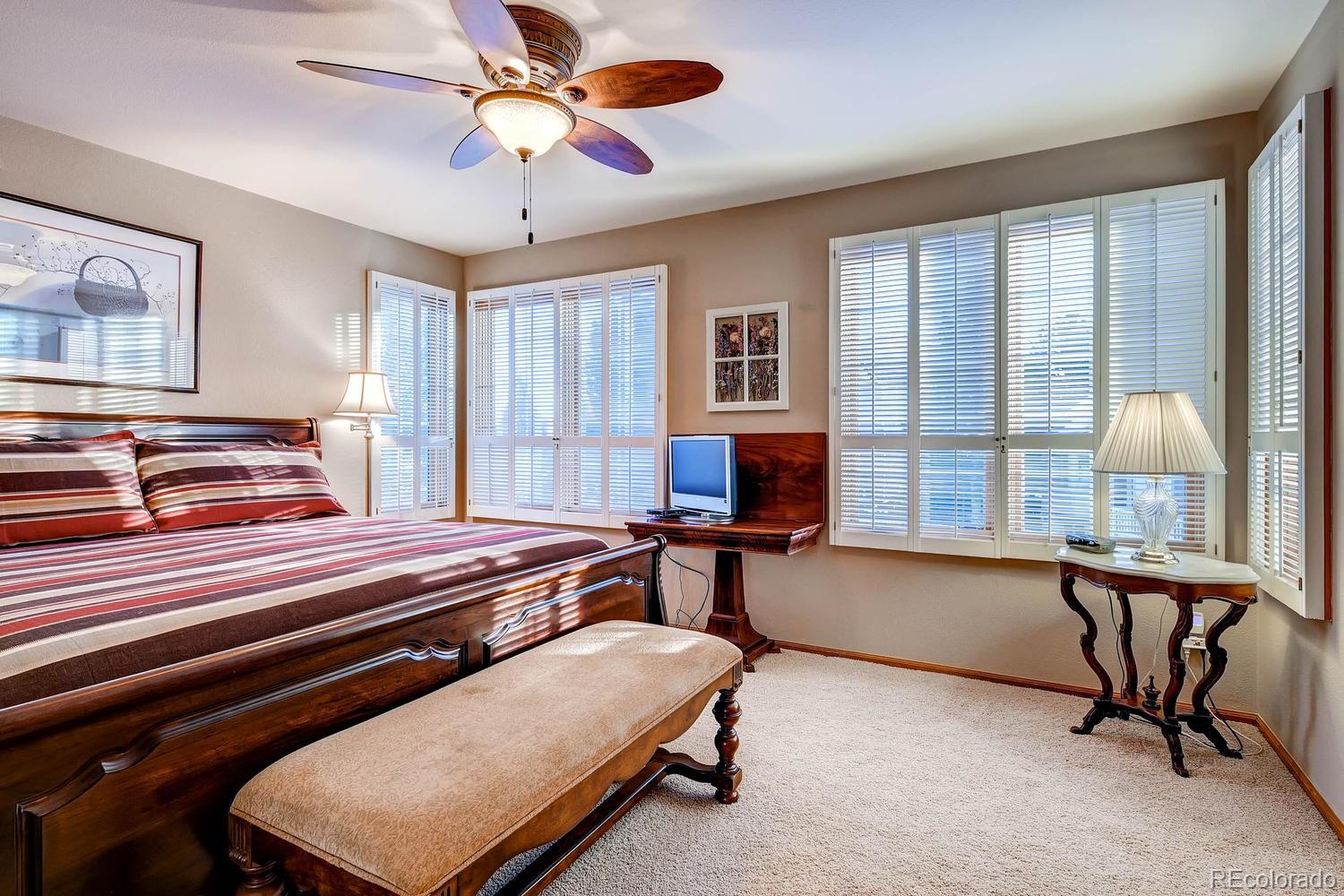9470 Kemper Drive Lone Tree, CO 80124 - Photo 21 of 35 a bedroom with furniture and a window