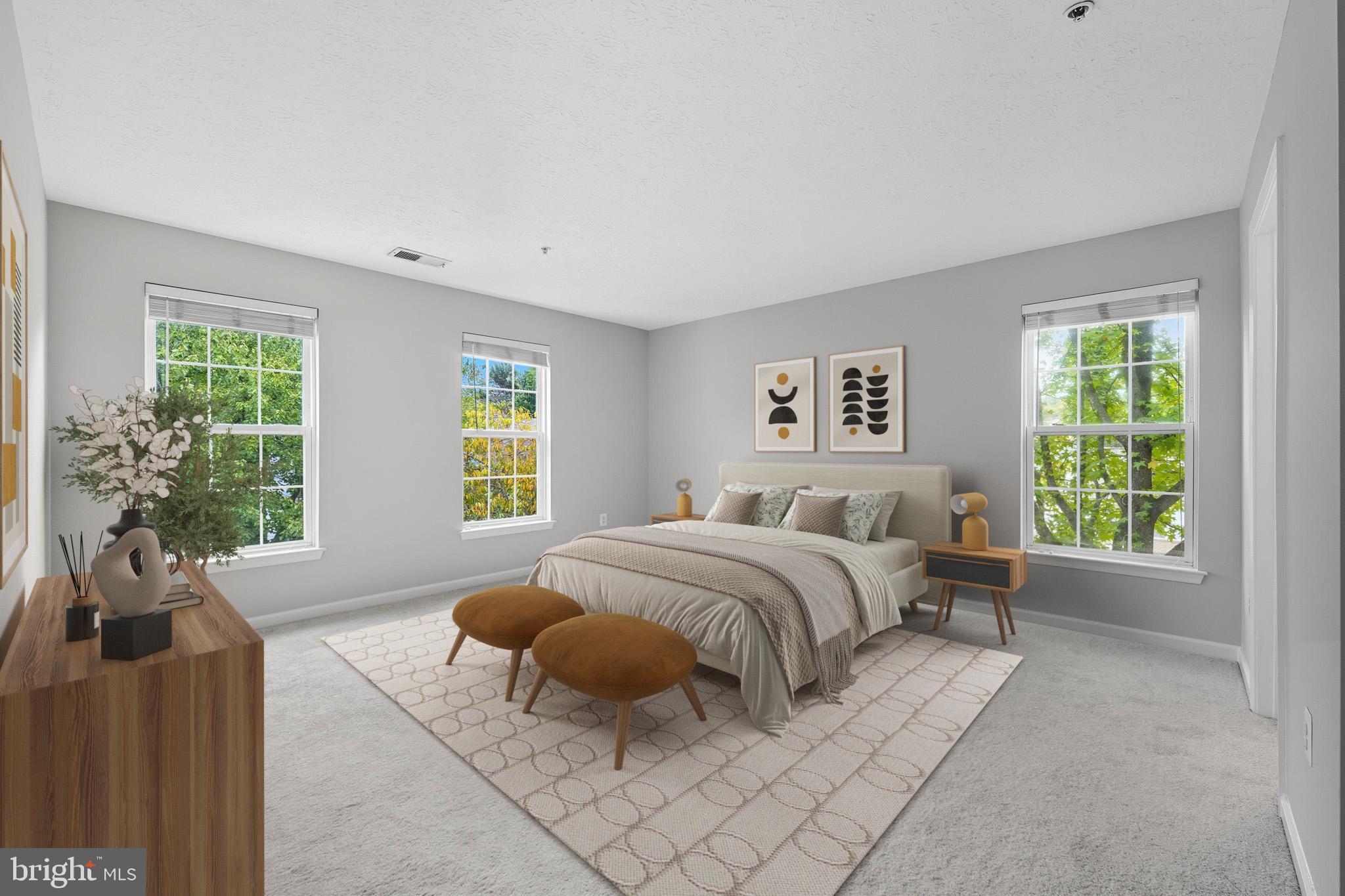 25910 Ridge Manor Drive, Unit 1000L Damascus, MD 20872 - Photo 27 of 51 Primary Bedroom Suite - Virtually Staged