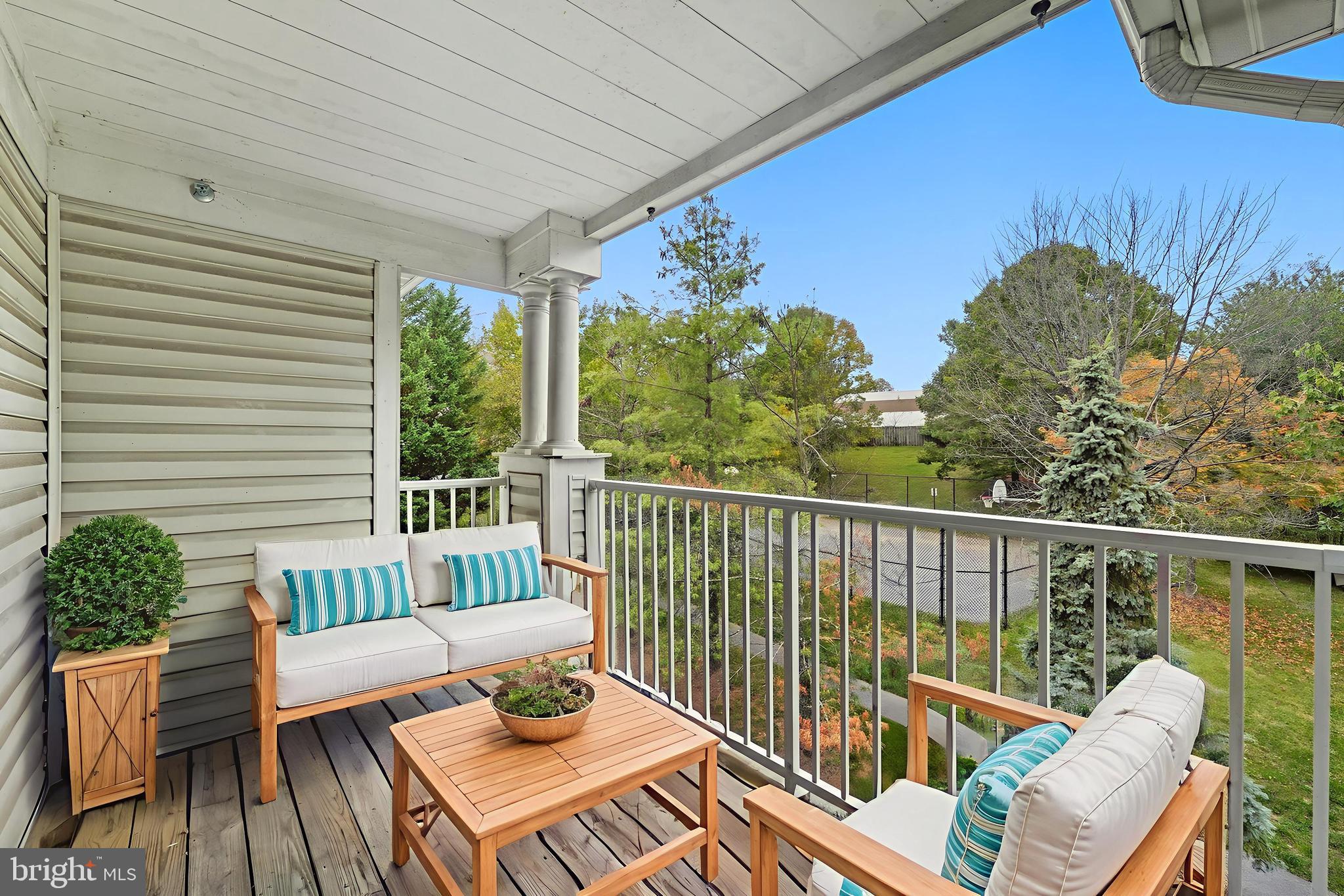 25910 Ridge Manor Drive, Unit 1000L Damascus, MD 20872 - Photo 44 of 51 Balcony - Virtually Staged