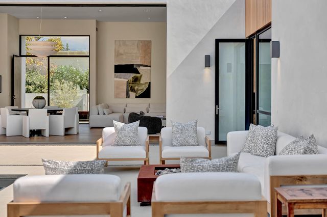 a view of backyard from a window