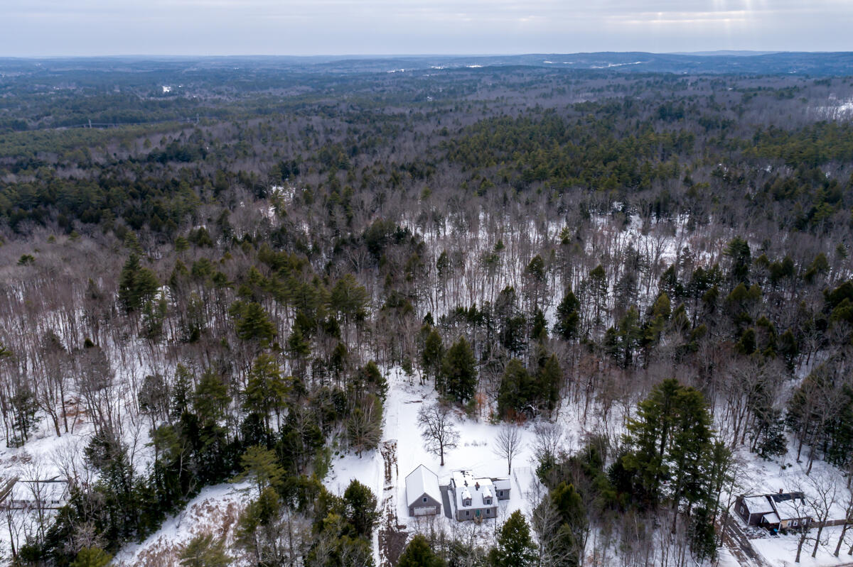 25 Allen Road Pownal, ME 04069 - Photo 58 of 60 58-Aerial view (4 of 6)