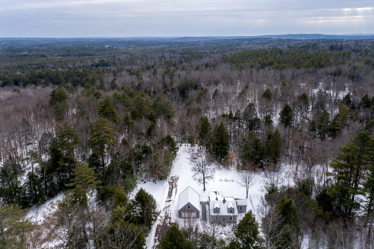 25 Allen Road Pownal, ME 04069 - Photo 59 of 60 59-Aerial view (5 of 6)