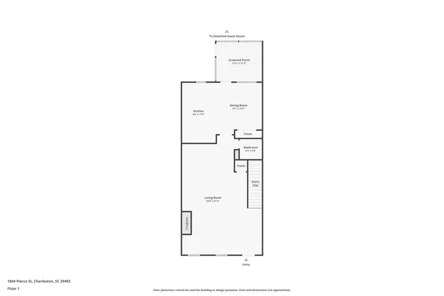 $968,000 | 1844 Pierce Street, Daniel Island, SC 29492