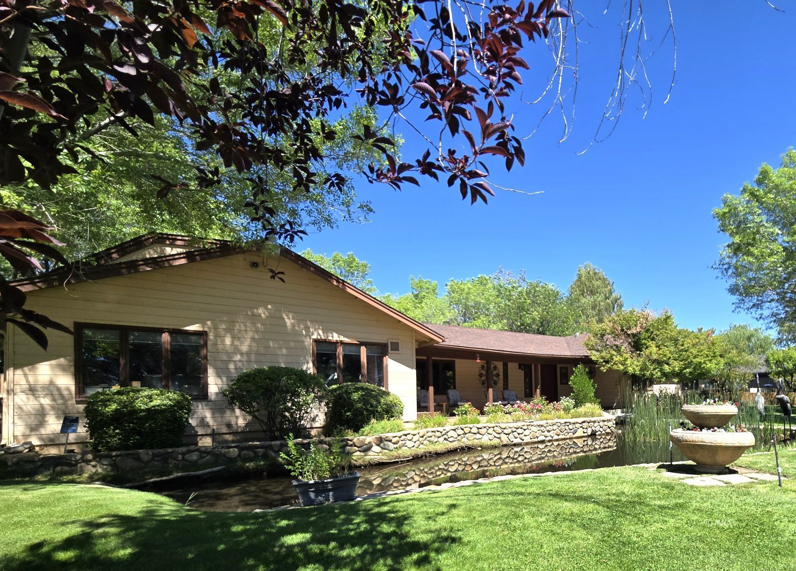 221 Mt Tom Road Bishop, CA 93514 - Photo 2 of 23 Pond infront of home