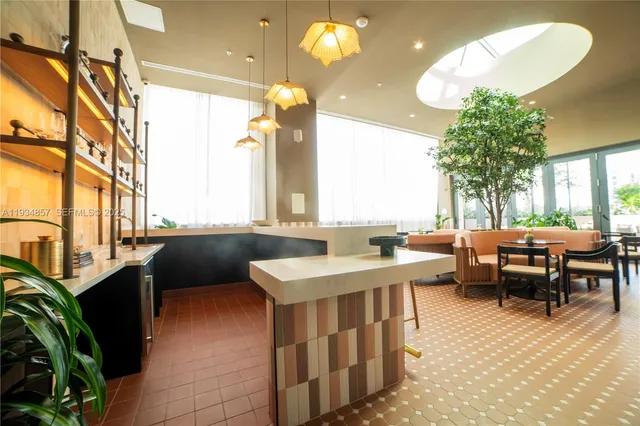 a kitchen with counter top space and a sink