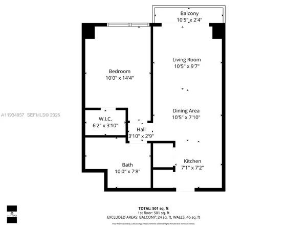 $599,900 | 11 Northeast 6th Street, Unit 2013, Miami, FL 33132
