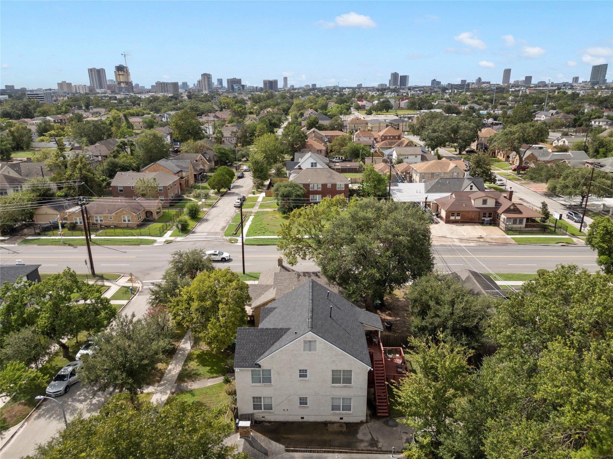 3005 Arbor Street, Unit B Houston, TX 77004 - Photo 22 of 22 a city view with tall buildings