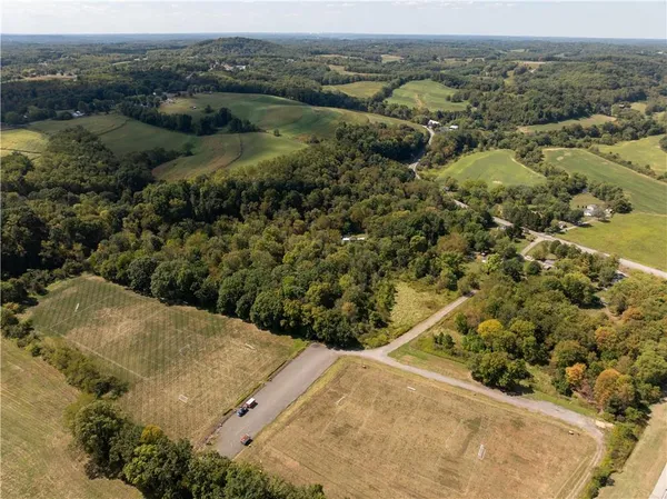 a view of a lake with a mountain in the background