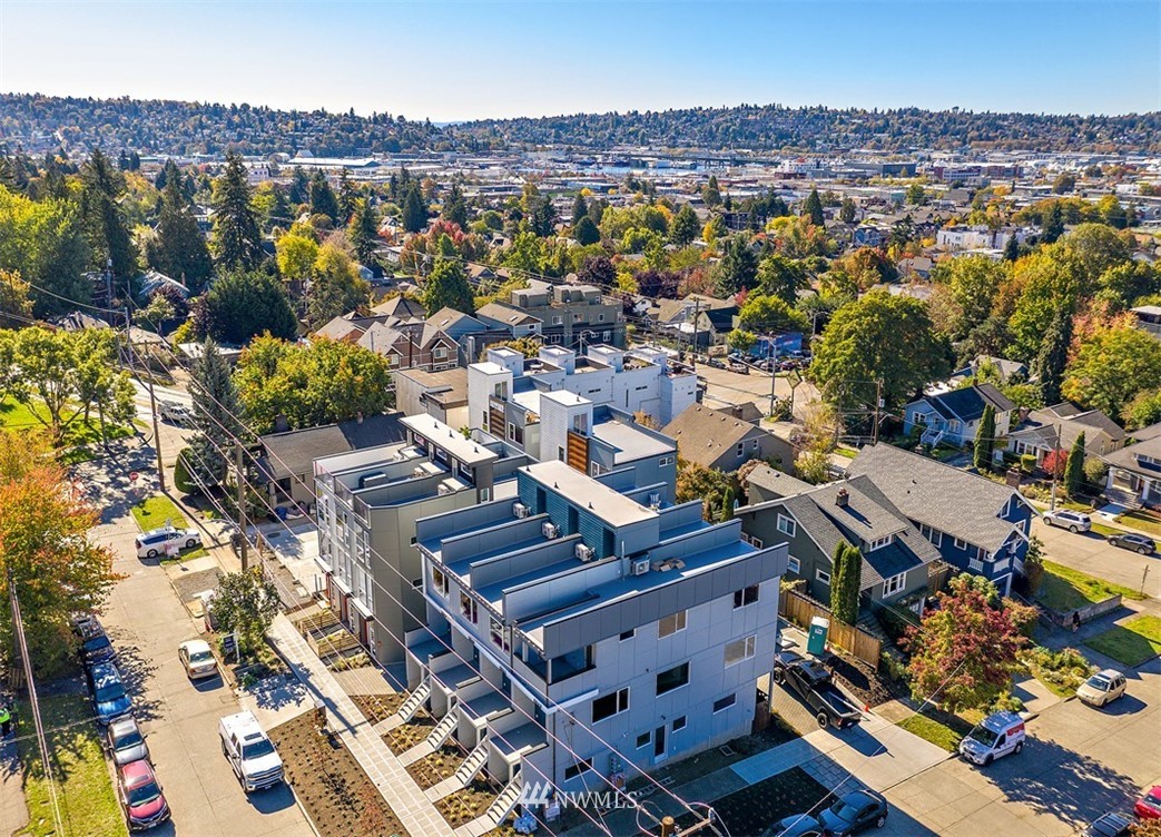 5517 4th Avenue Northwest Seattle, WA 98107 - Photo 18 of 18 an aerial view of residential houses with outdoor space