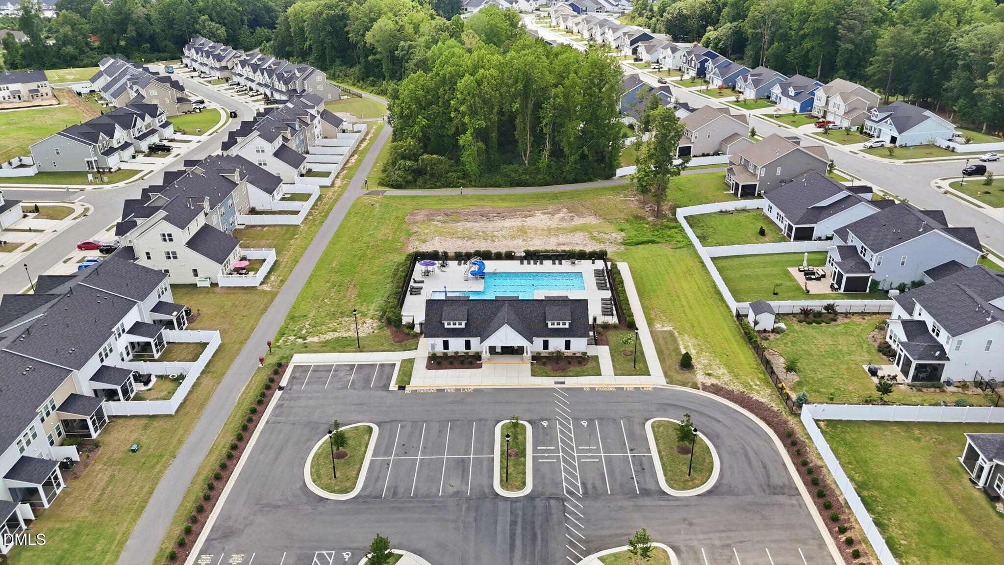 250 Shingle Oak Road Wake Forest, NC 27587 - Photo 40 of 43 Community PoolAerial View