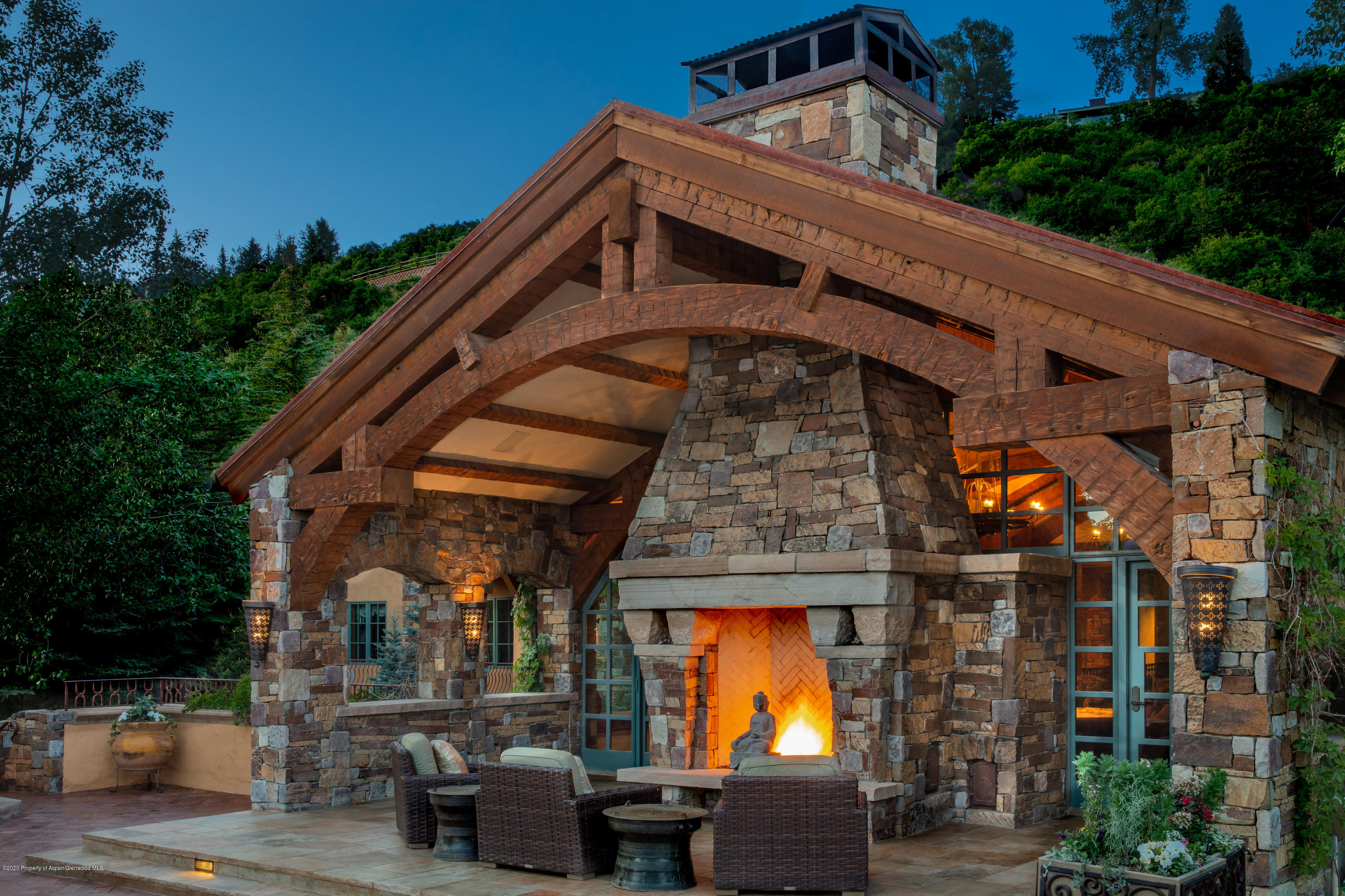835 Red Mountain Road Aspen, CO 81612 - Photo 7 of 24 a view of a building with a porch