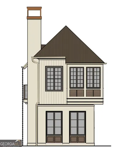 a house view with a outdoor space