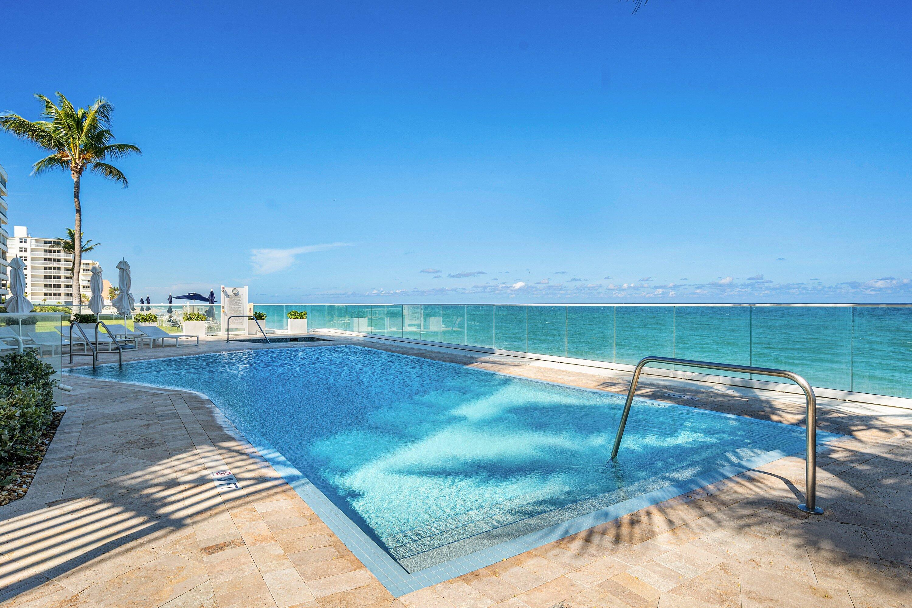 3550 South Ocean Boulevard, Unit 7C South Palm Beach, FL 33480 - Photo 48 of 66 a view of a terrace with chairs