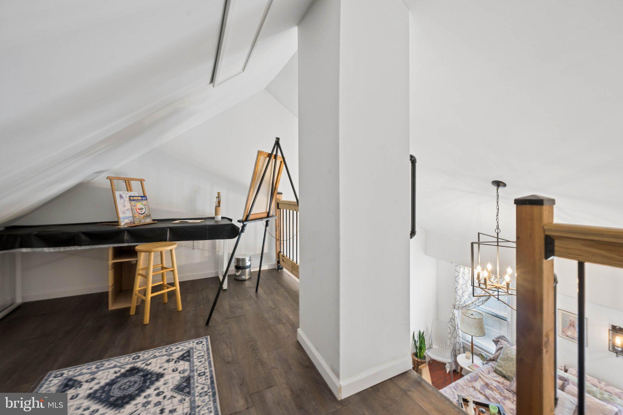 3355 Falls Road Baltimore, MD 21211 - Photo 38 of 45 Charming loft space with artistic flair.