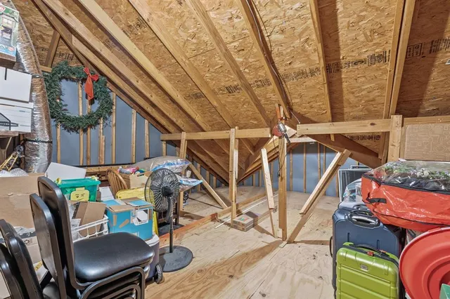 a view of storage and utility room