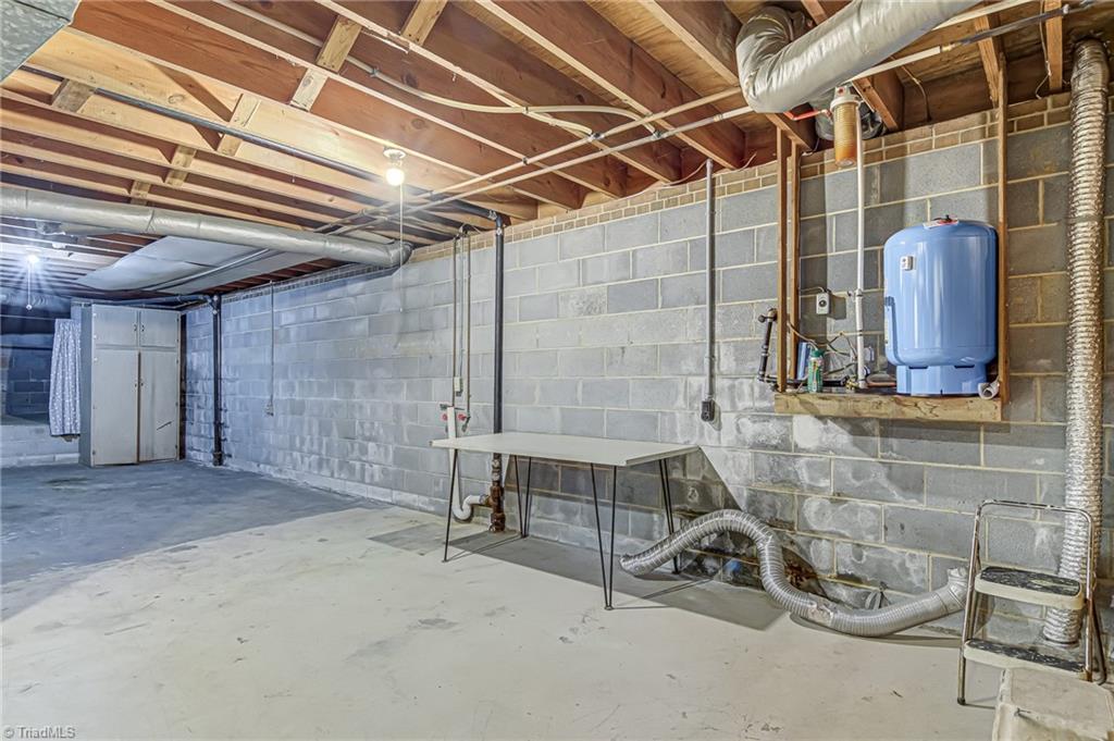 2606 Maxine Drive High Point, NC 27265 - Photo 26 of 34 Additional view of unfinished basement.
