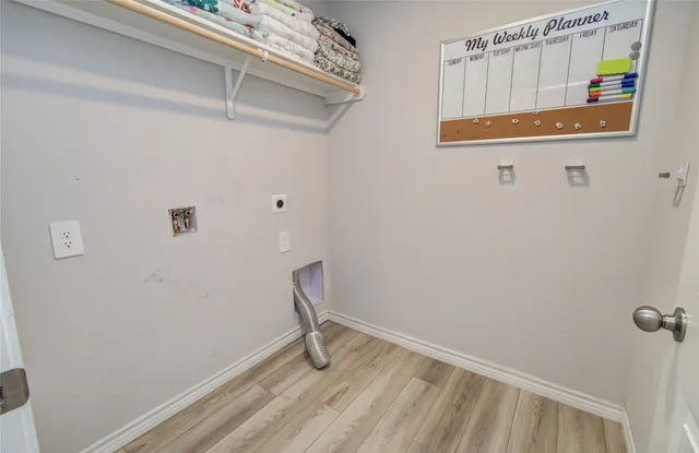 a view of small space with racks on the wall