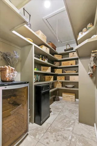 a view of storage and utility room