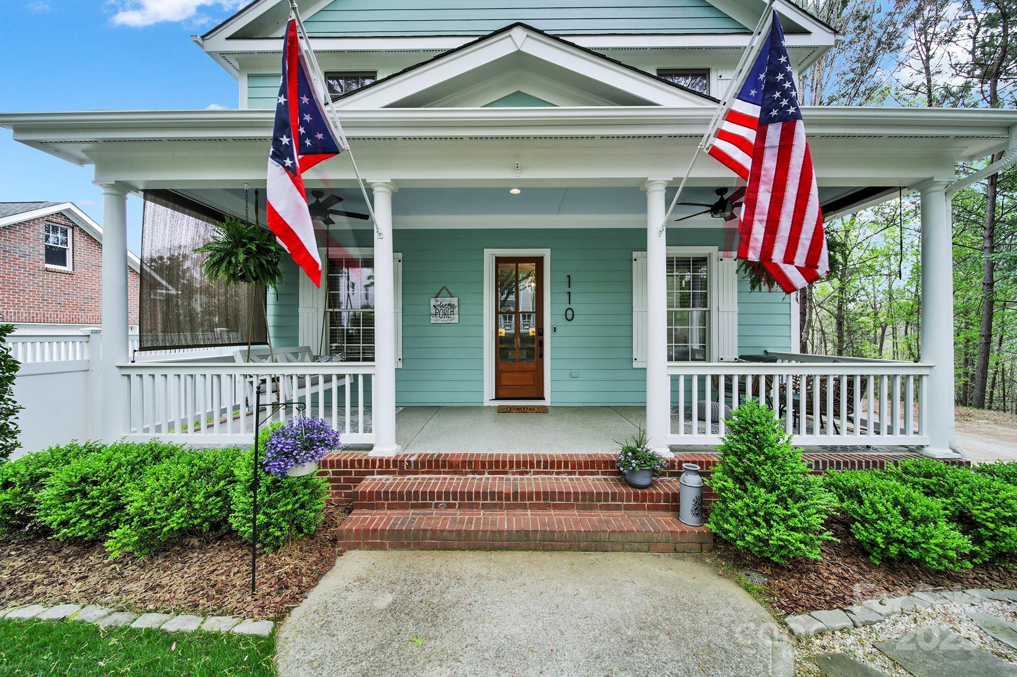 110 Sonnys Way Fort Mill, SC 29708 - Photo 3 of 48 a front view of a house with a porch