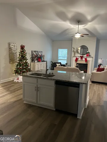 a view of pool and lake view