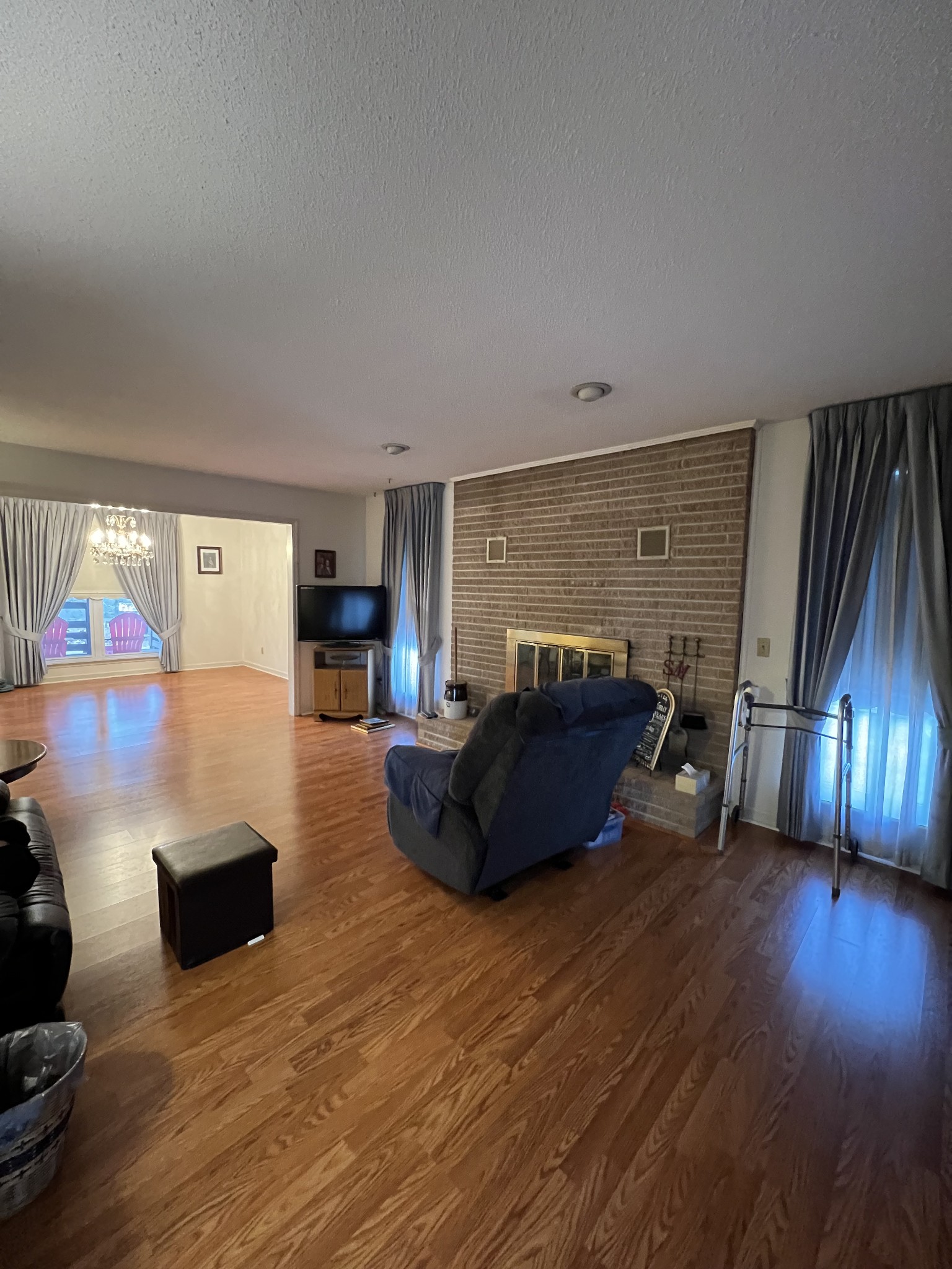 4555 Gamaliel Road Red Boiling Springs, TN 37150 - Photo 6 of 25 a living room with furniture and a fireplace