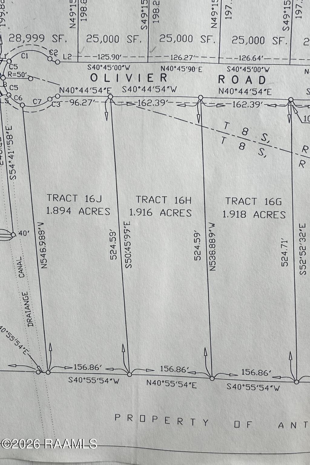 Lot 16 Olivier Road Arnaudville, LA 70512 - Photo 5 of 7 Plat Olivier Rd