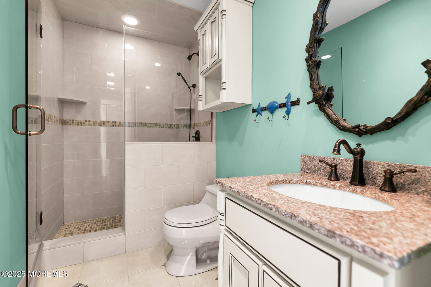 165 Riddle Avenue, Unit 7 Long Branch, NJ 07740 - Photo 37 of 87 a bathroom with a granite countertop sink a toilet and shower