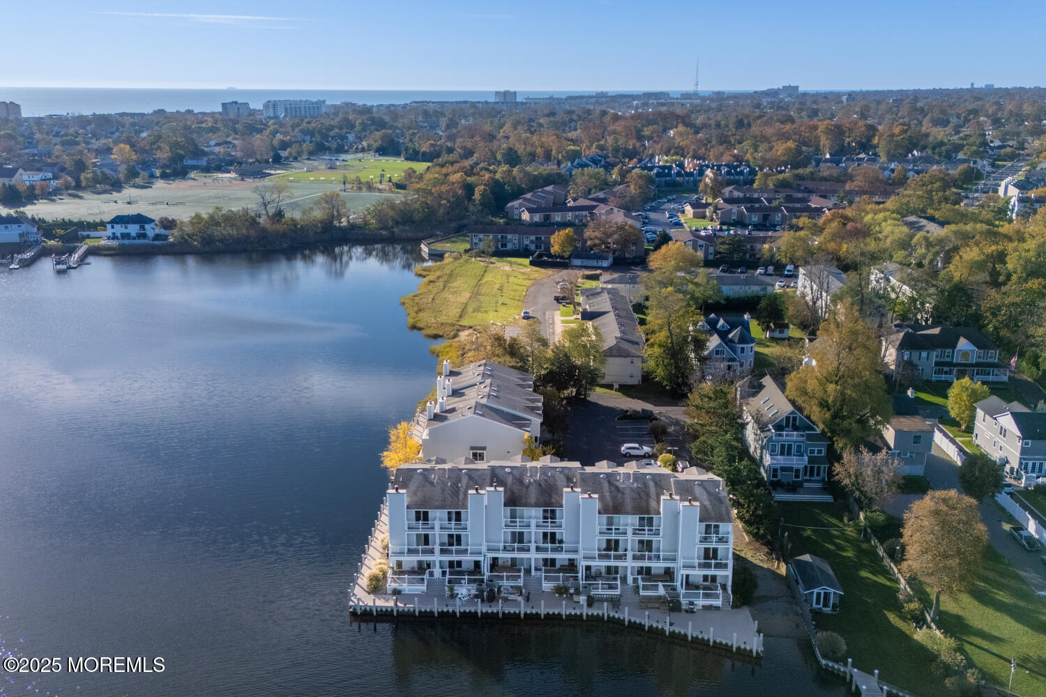 165 Riddle Avenue, Unit 7 Long Branch, NJ 07740 - Photo 59 of 87 an aerial view of residential houses with outdoor space