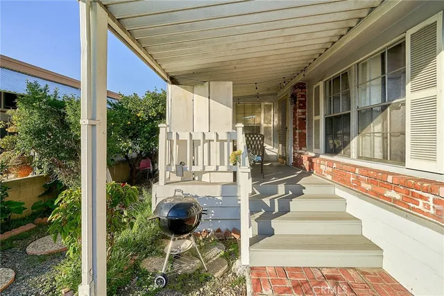 a front view of a house with a porch