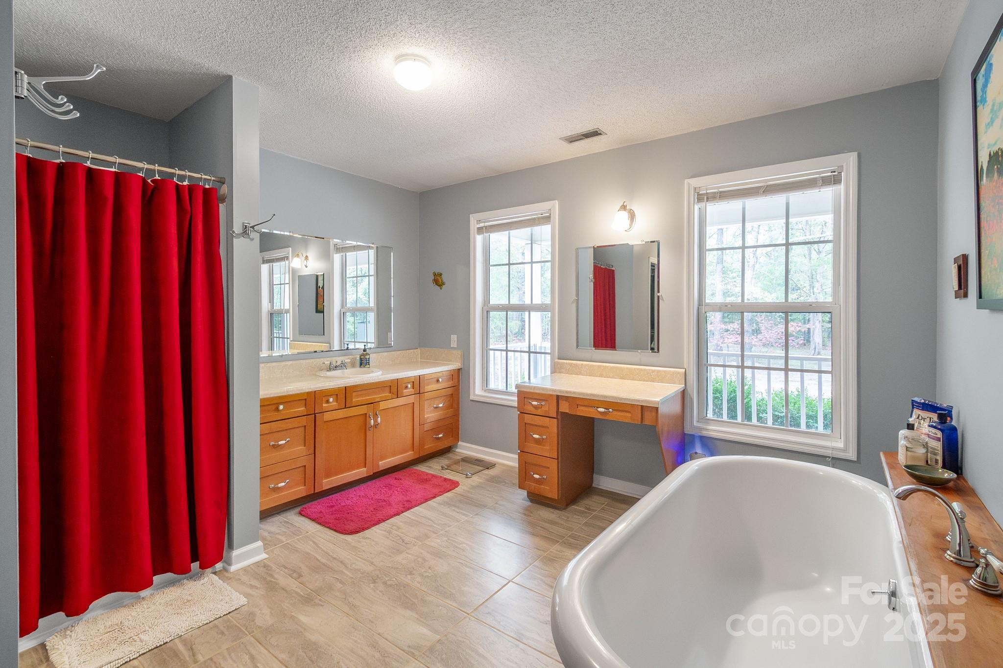 443 State Rd S-28-101 Elgin, SC 29045 - Photo 18 of 45 a spacious bathroom with a tub sink and mirror