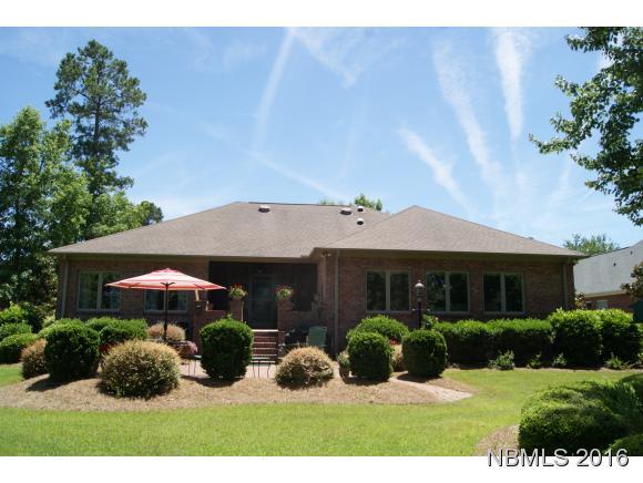 120 Mellen Road New Bern, NC 28562 - Photo 36 of 54 View from Golf Course of Back of home