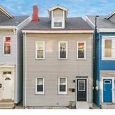 a front view of a building