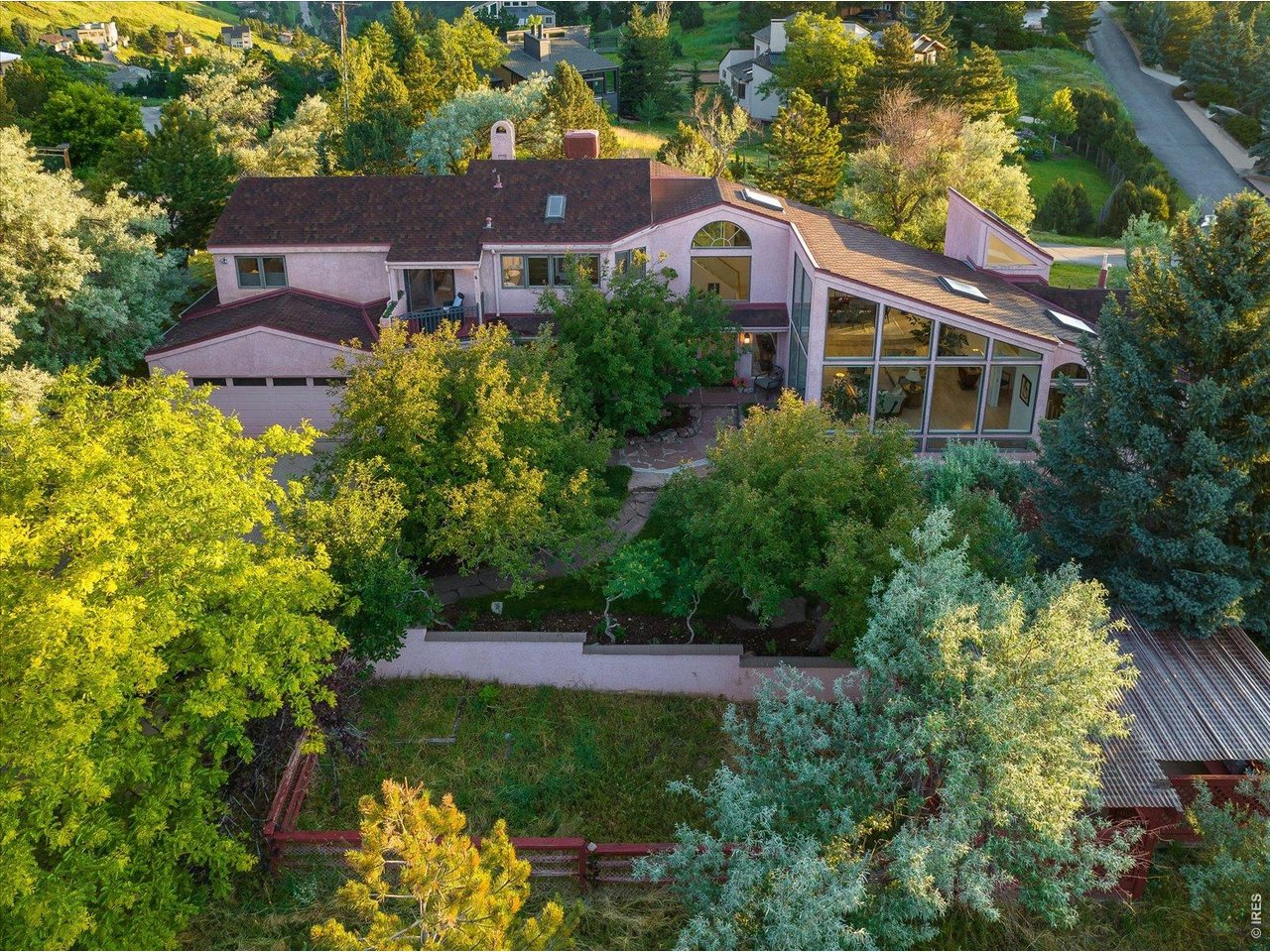 495 South Cedar Brook Road Boulder, CO 80304 - Photo 3 of 40 South-facing view of residence