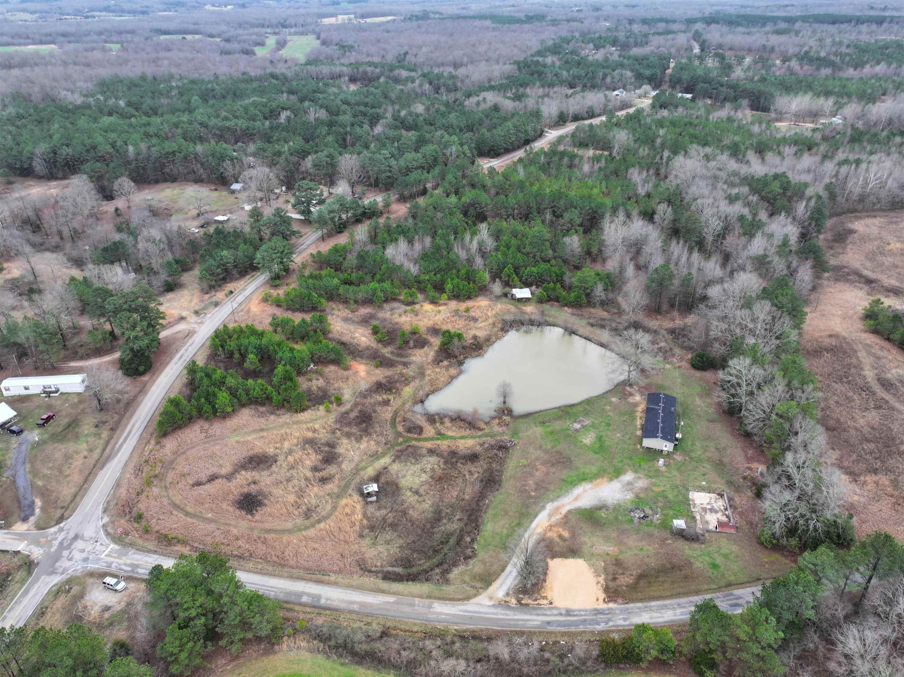 47 Wilkins Road Huron, TN 38345 - Photo 4 of 29 an aerial view of a houses