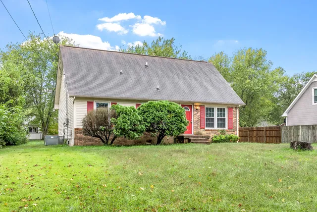 front view of house with a yard