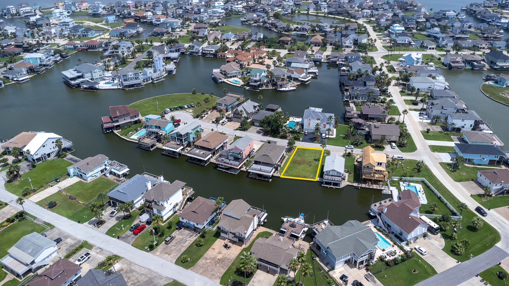 Lot 46 Bamboo Road Tiki Island, TX 77554 - Photo 11 of 23 an aerial view of a house with a table and chairs