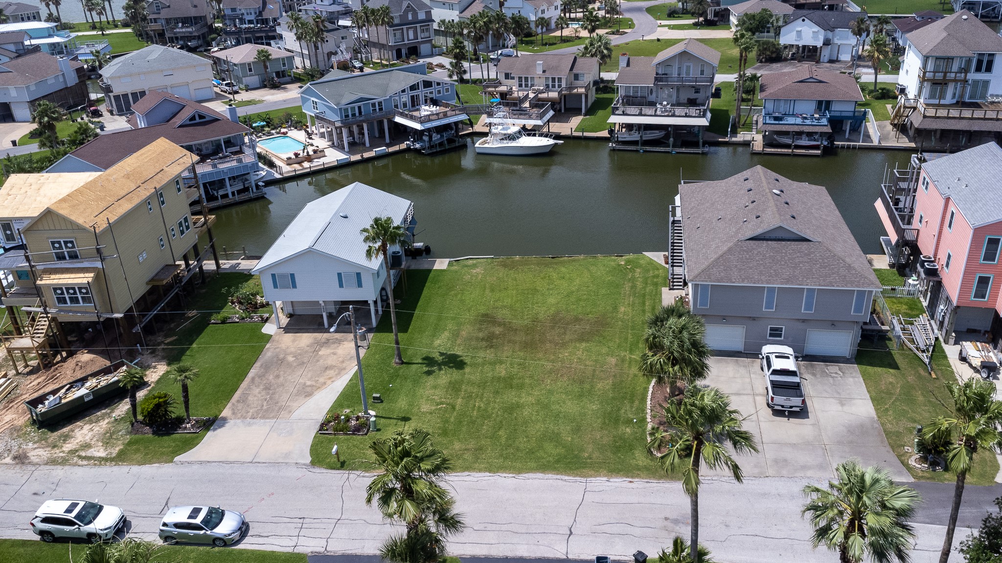 Lot 46 Bamboo Road Tiki Island, TX 77554 - Photo 18 of 23 an aerial view of residential houses with outdoor space