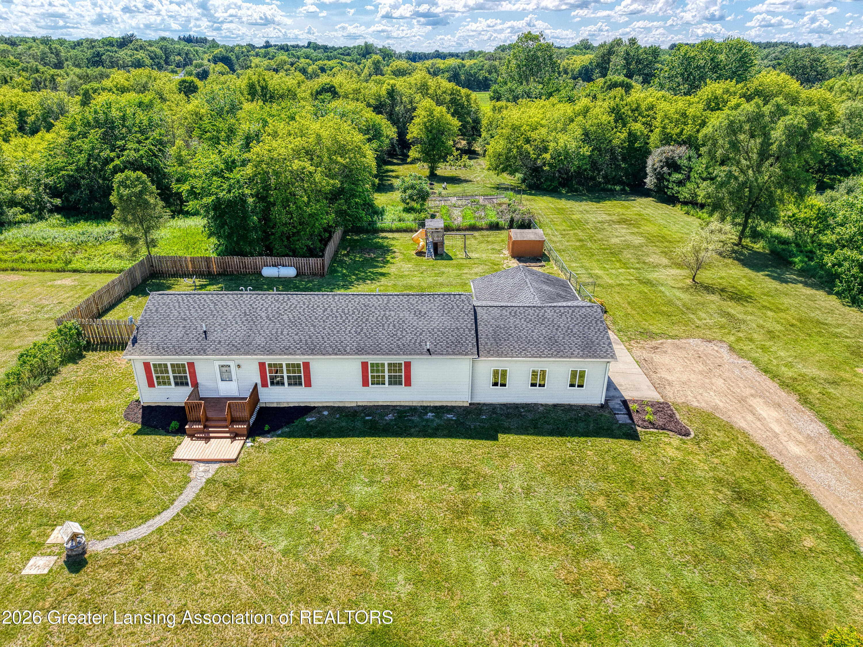 3248 Lienhart Road Dansville, MI 48819 - Photo 2 of 62 Aerial