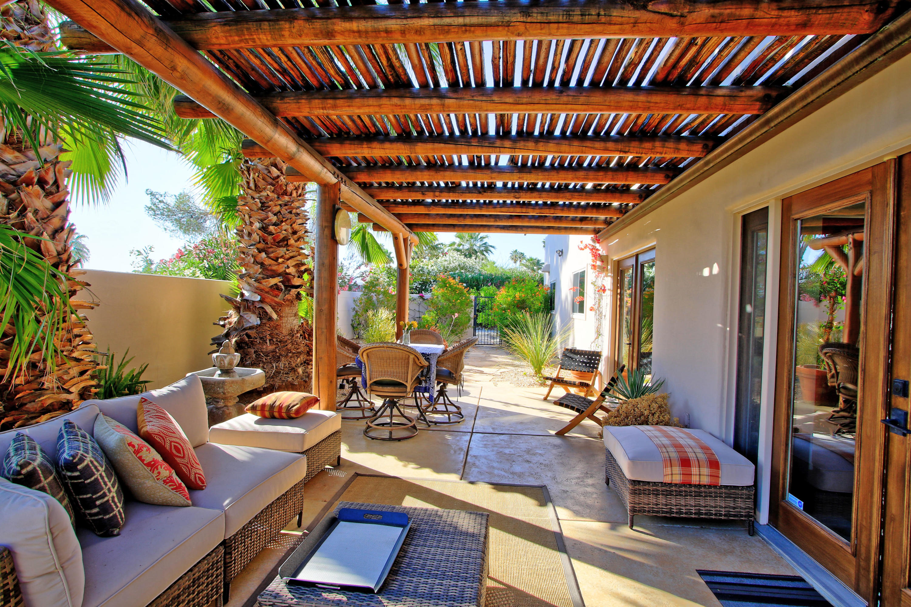 42490 Dunes View Road Rancho Mirage, CA 92270 - Photo 55 of 60 a outdoor space with patio lots of furniture