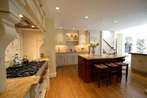 14 Old Town Road Wellesley, MA 02481 - Photo 7 of 17 a kitchen with a table and chairs in it