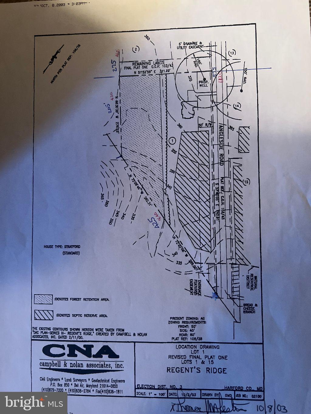 1614 Angleside Road Fallston, MD 21047 - Photo 53 of 53 Property Plat
