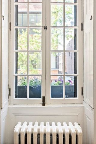 a view of a window and yard