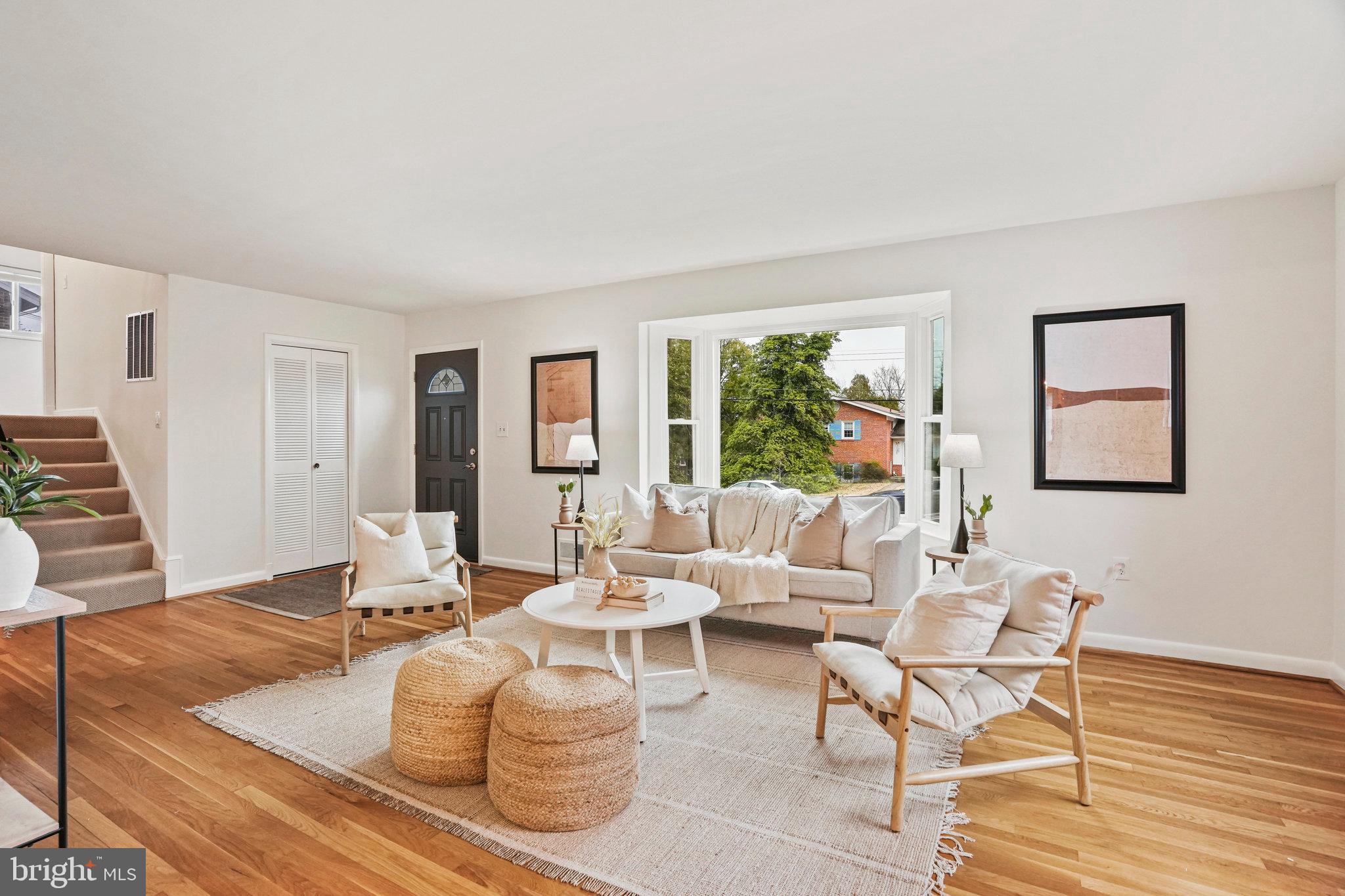 10002 Belhaven Road Bethesda, MD 20817 - Photo 5 of 31 Living Room With Bay Window