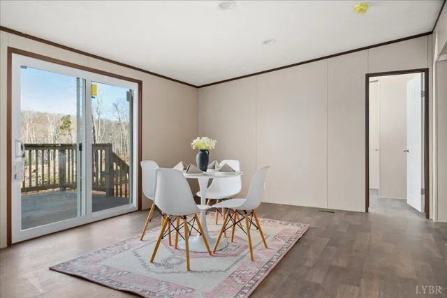 a workspace with furniture and window