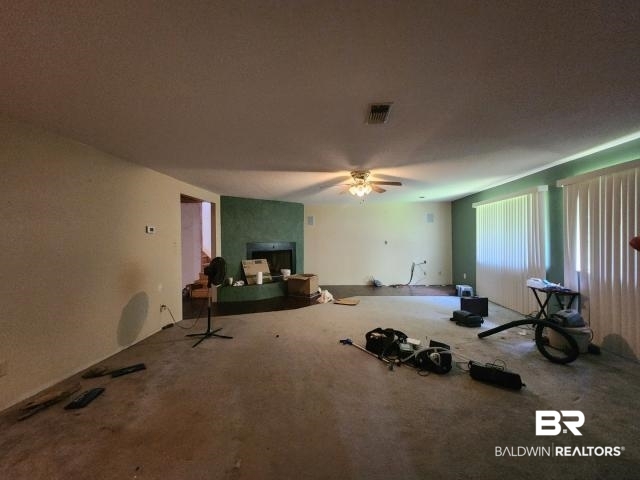 32749 Antietam Road Lillian, AL 36549 - Photo 22 of 47 Interior space featuring ceiling fan and carpet floors