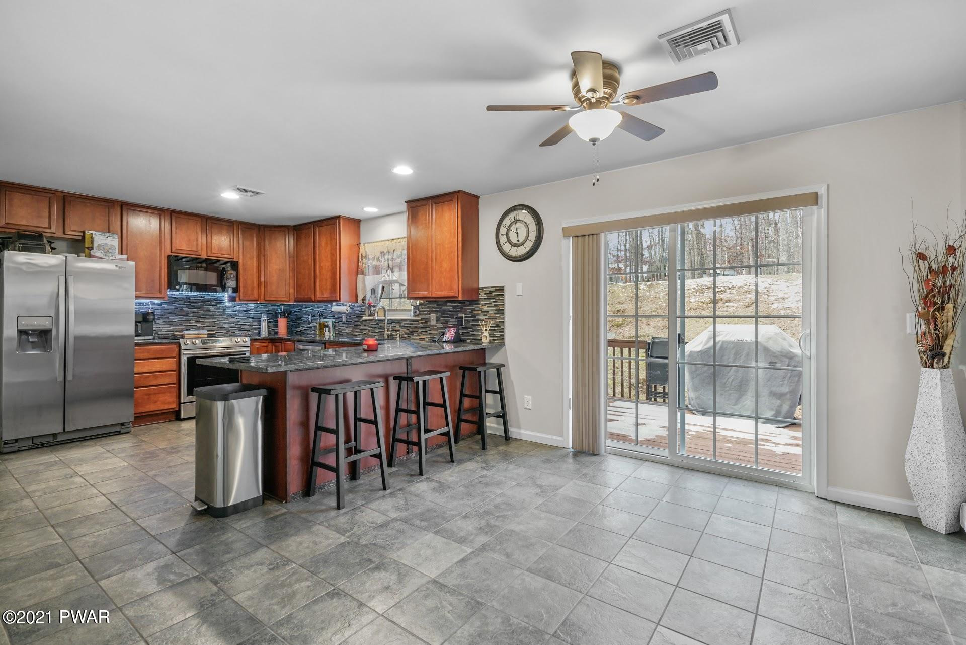 137 Lewis Road Milford, PA 18337 - Photo 10 of 36 Kitchen Breakfast Bar!