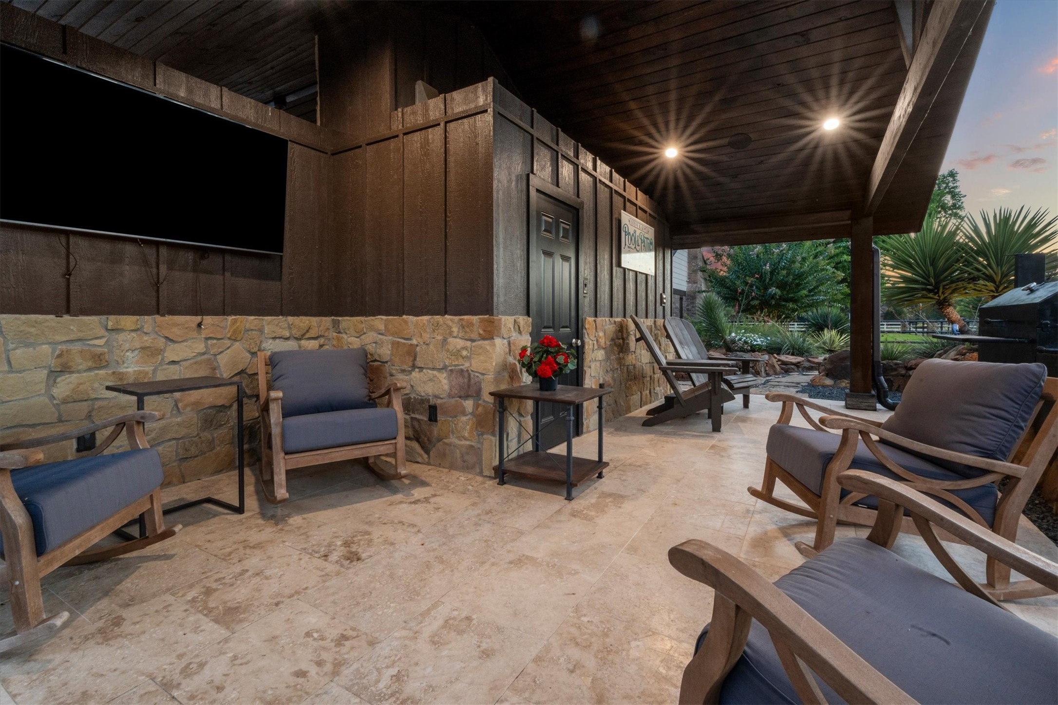 18003 Kitzman Road Cypress, TX 77429 - Photo 40 of 48 The gathering area on the backside of the outdoor pavilion,