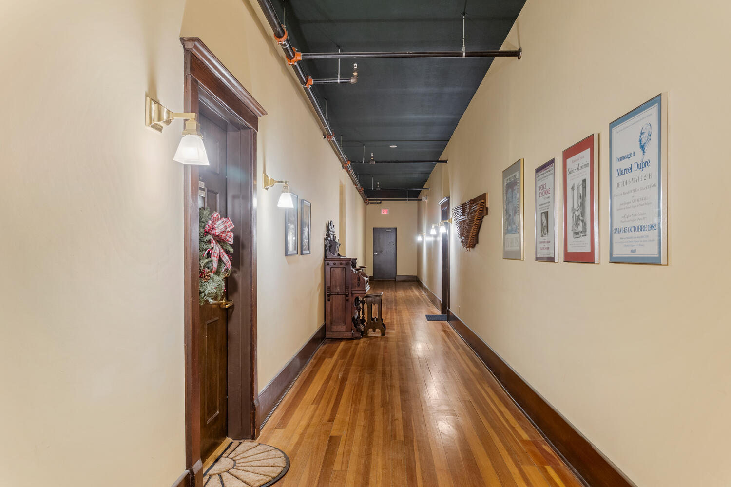 112 West Hill Street Champaign, IL 61820 - Photo 25 of 72 a view of a hallway with wooden floor